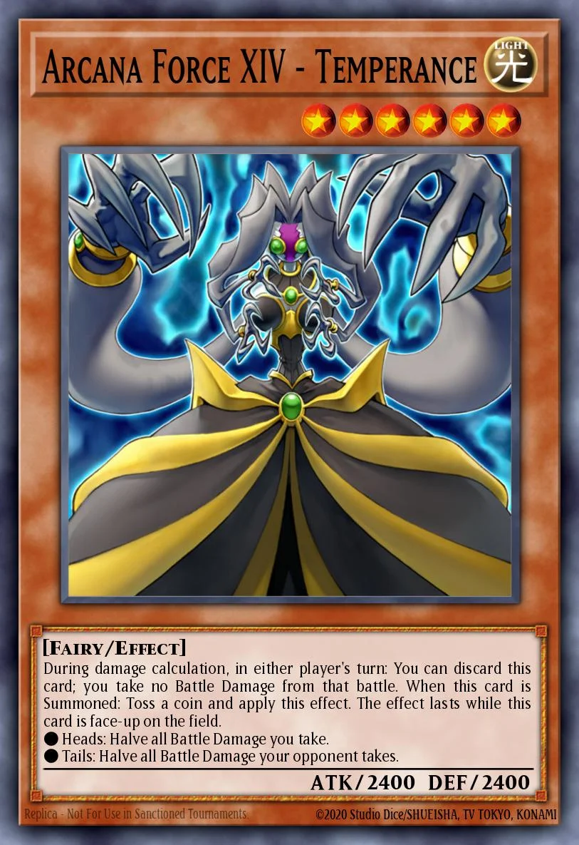 Força Arcana XIV - A Temperança