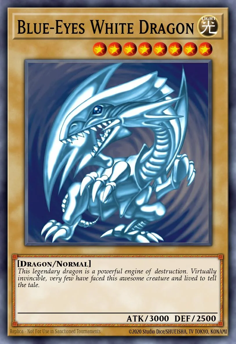 Dragão Branco de Olhos Azuis
