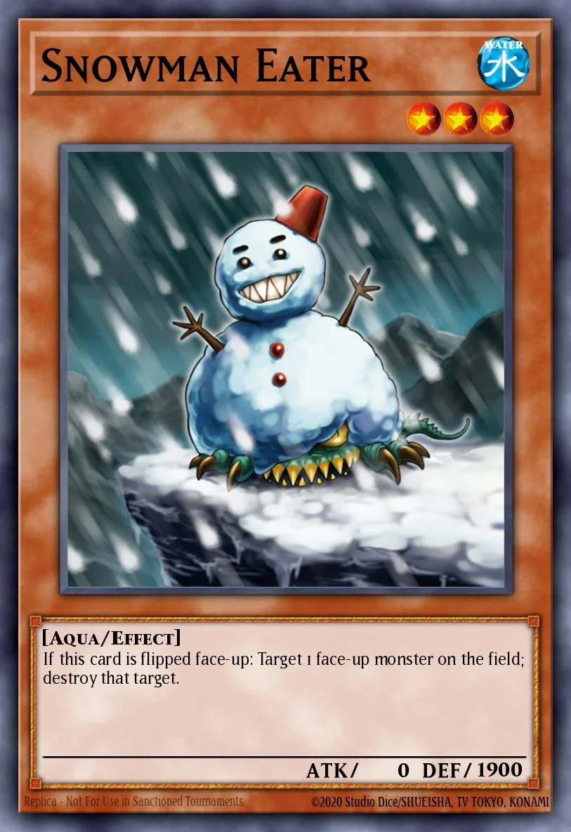 Homem de Neve Comedor